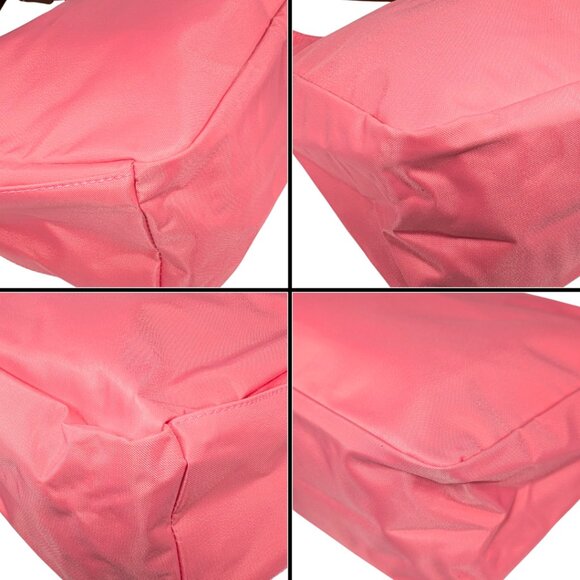 Longchamp Le Pliage Flamingo Pink Nylon Leather Large Crescent Hobo Bag - Picture 6 of 9